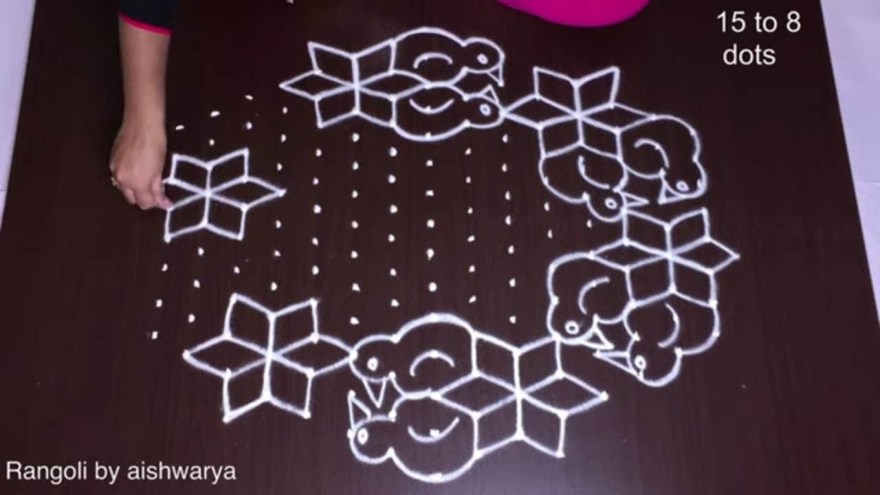 New Creative Flower Rangoli