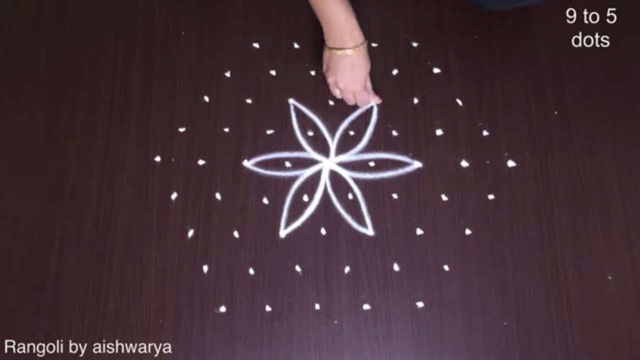 New Deepala Muggulu Designs Easy