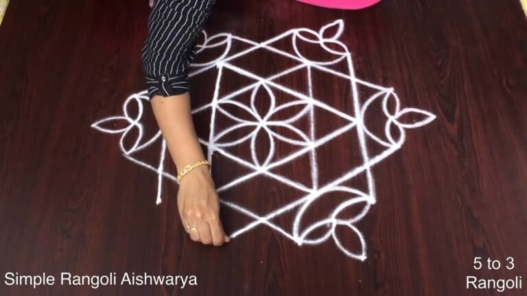 kolam with dots