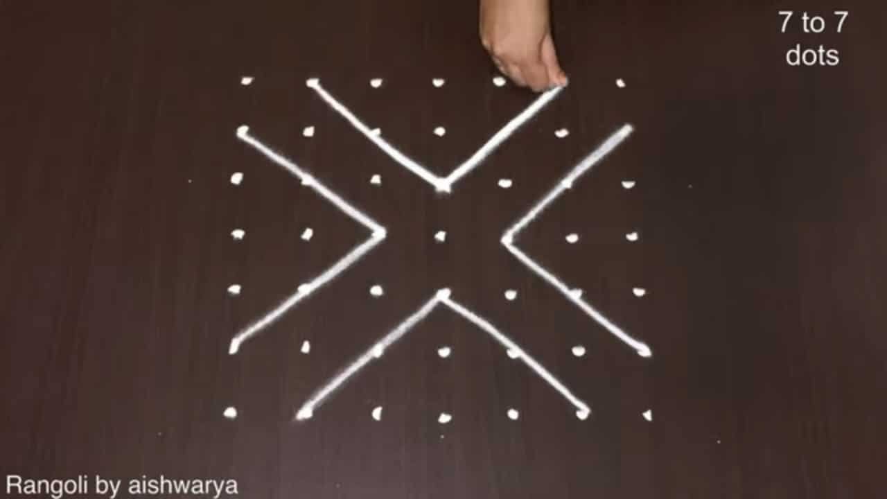 New Doorstep Rangoli Art Designs