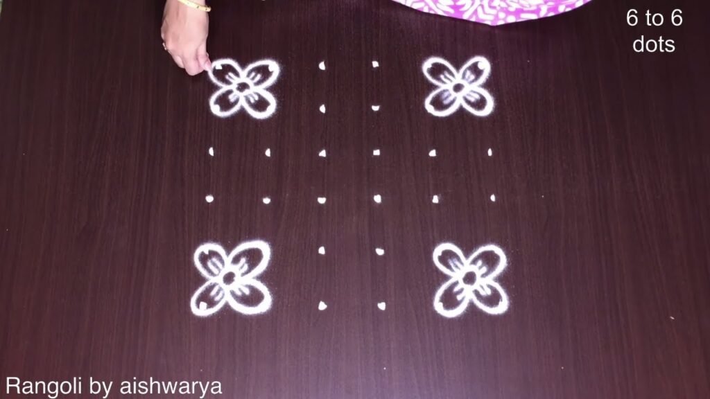 flower kolam