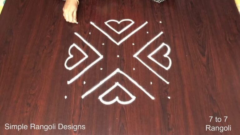 flower kolam