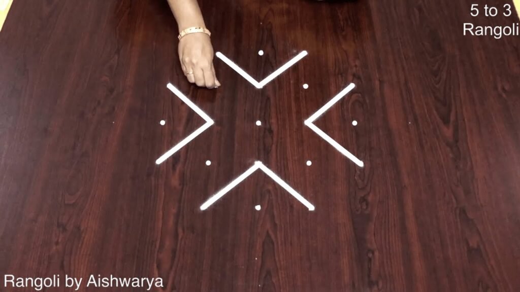 5-to-3 dot kolam