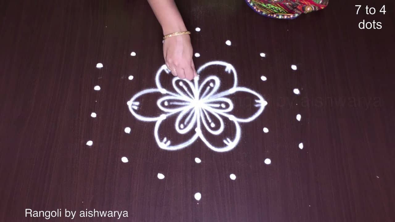 New Model Dotted Kolangal