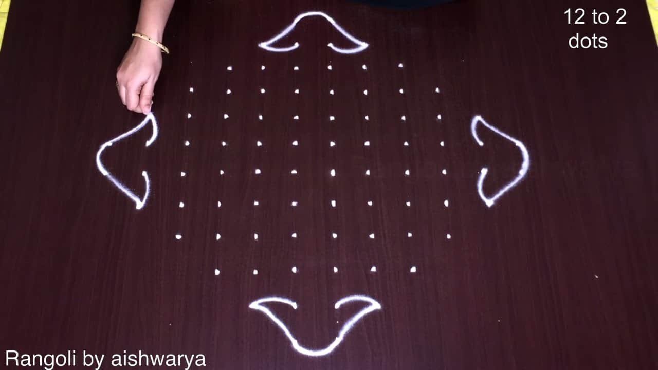 New Model Pulli Kolam