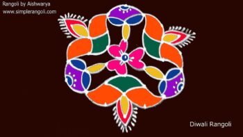 New Three Big Deepam Muggulu