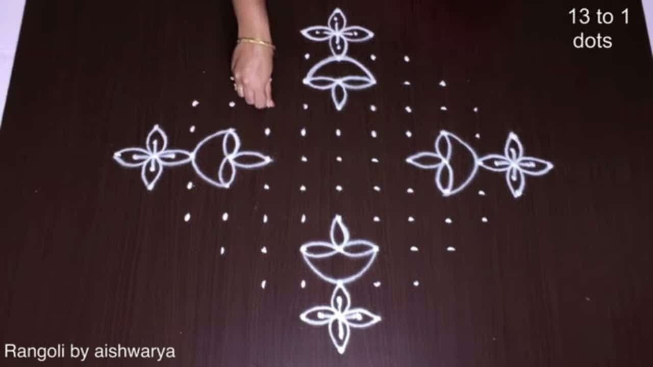 New Thursday Rangoli Kolam