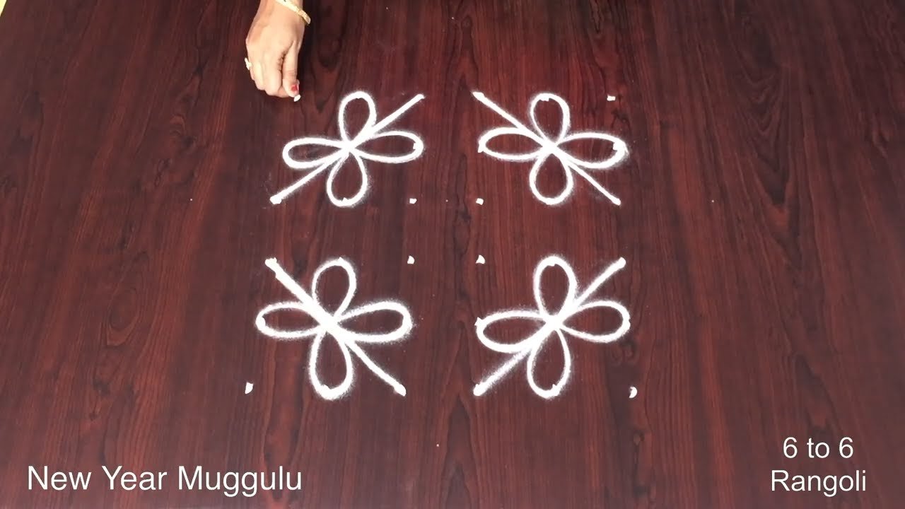 New Year Designs Tipkyanchi Video Kolam
