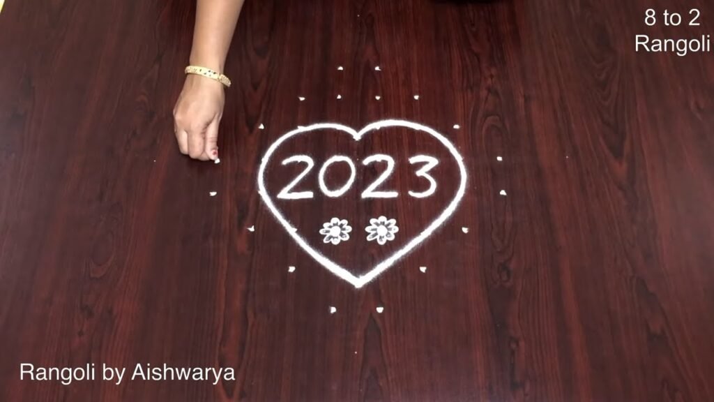 New Year kolam