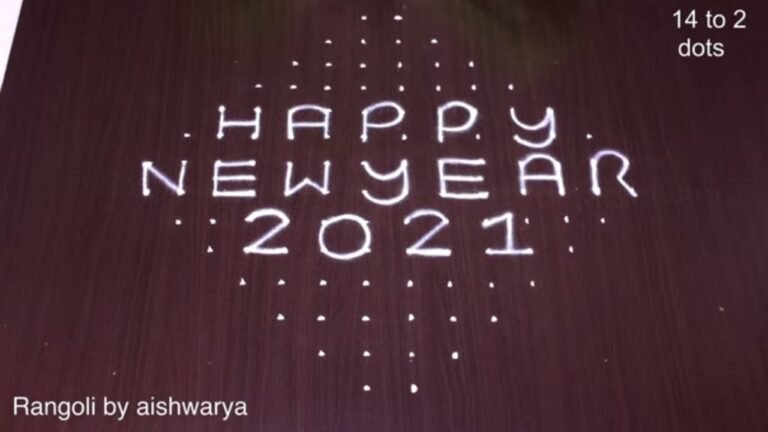 New Year muggulu