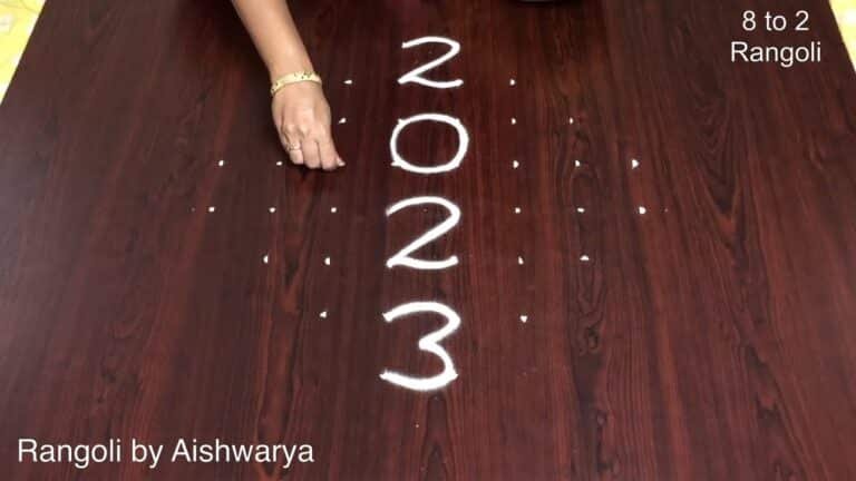 New Year muggulu