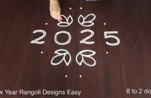 New Year Rangoli Kolam