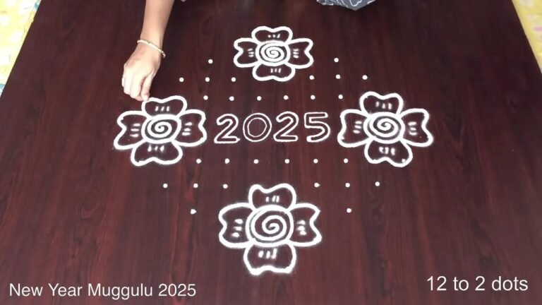 New Year kolam