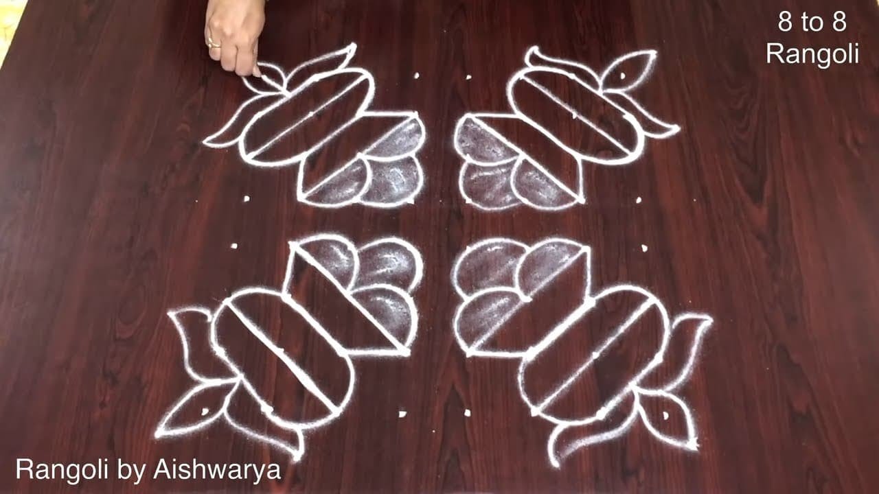 Onam Pookalam Flower Rangoli