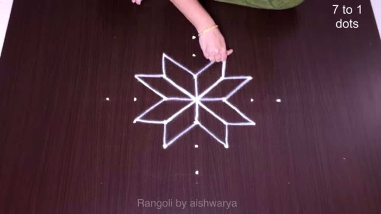 Panduga Rangoli 7×1 Simple