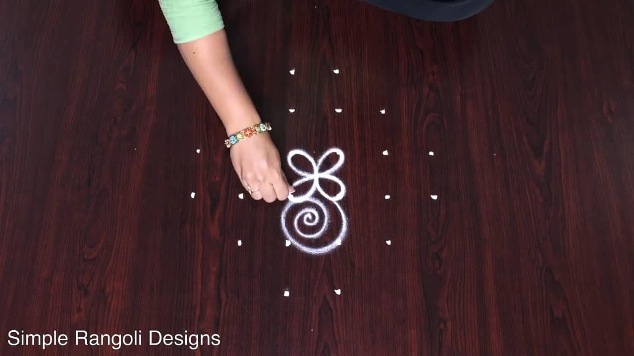 Peacock Latest Designs Friday Kolam Muggulu