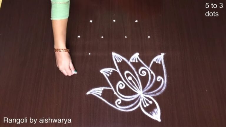 peacock rangoli