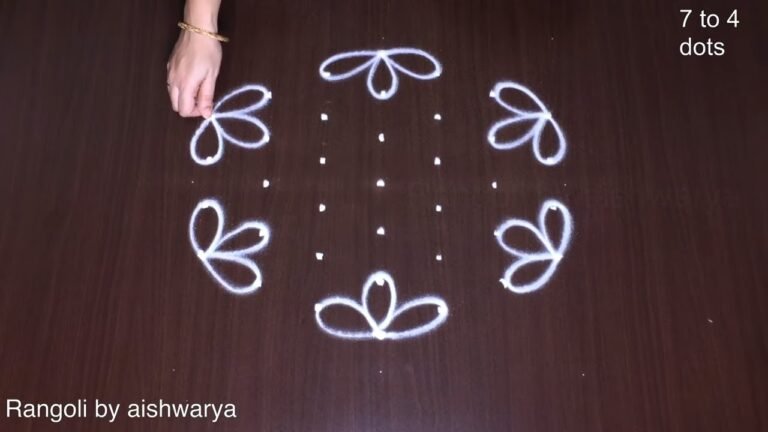 Perfect 7 to 4 Dots Muggulu