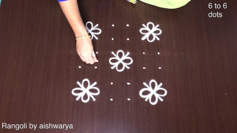 Diwali diya kolam