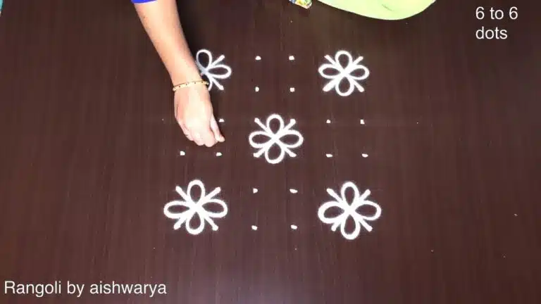 Diwali diya kolam