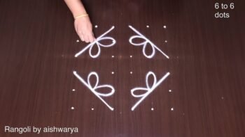 Perfect Simple Kolams Day Apartment Muggulu