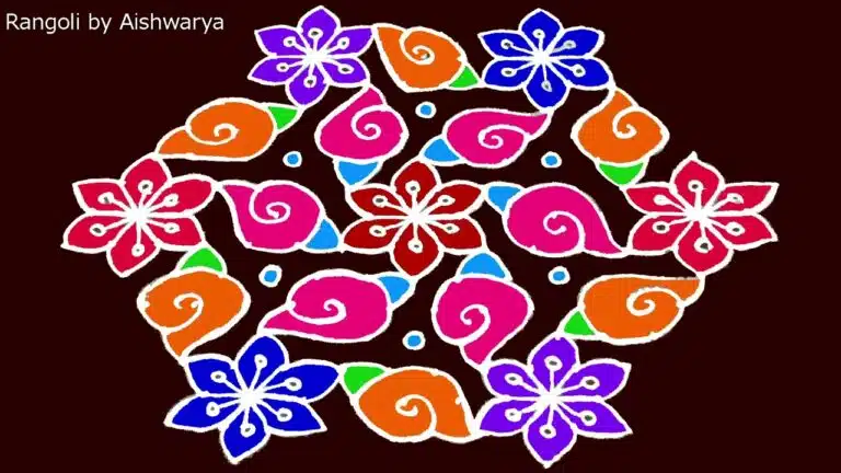 new rangoli design