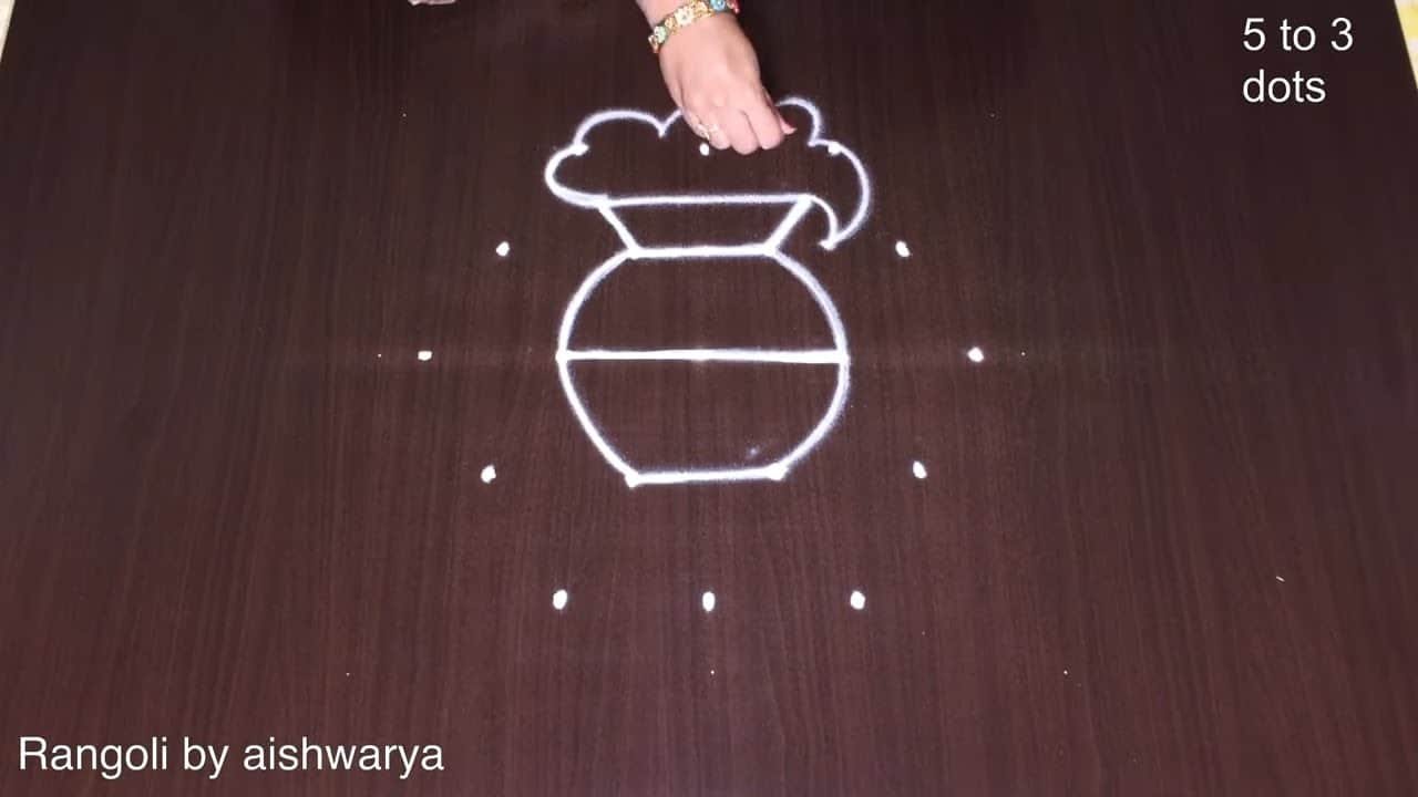 Pongal Kolam Designs for Festival