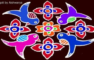 Pongal Kolam Rangoli Designs