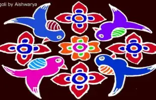 Pongal Kolam Rangoli Designs