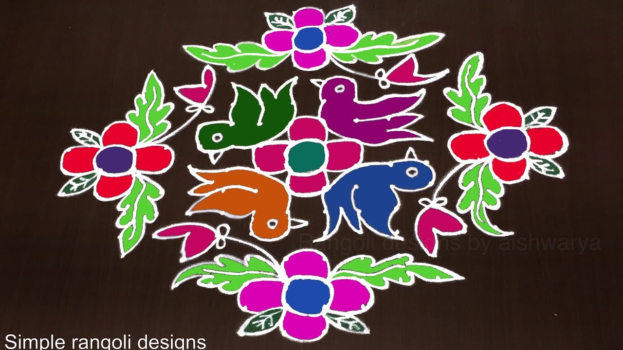 Pongal Kolam & Sankranthi Muggulu