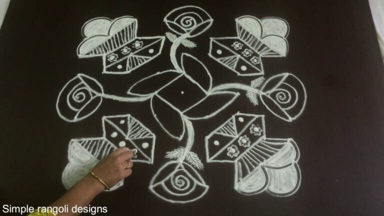 9-to-9 dot Pongal paanai kolam