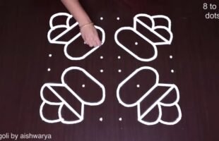 Pongal Panaai Kolam Designs