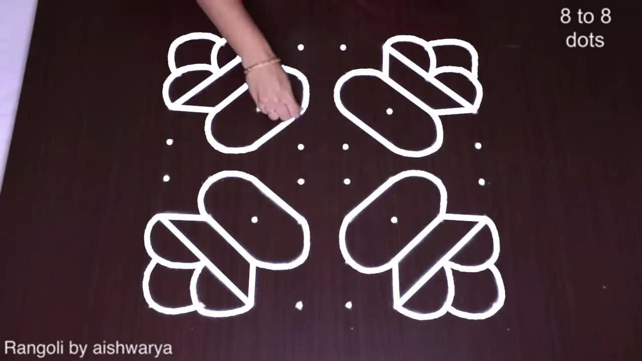 Pongal Panaai Kolam Designs