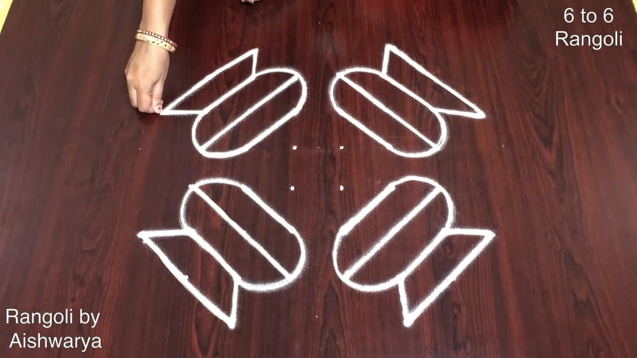 Pongal Pot 6 to 6 Kundala Kolam