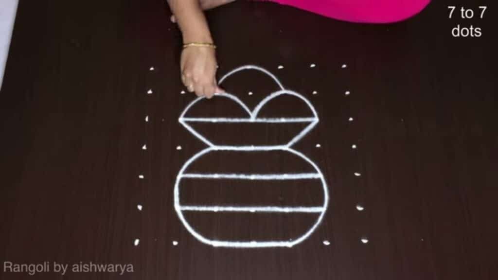 Pongal pot kolam