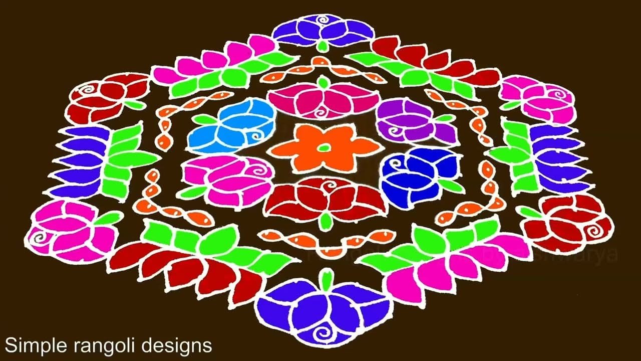 Pongal Special Kolam 21 Se 11 Beautiful