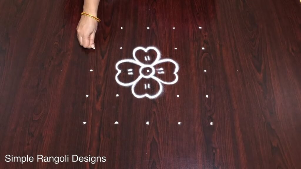 new flower kolam