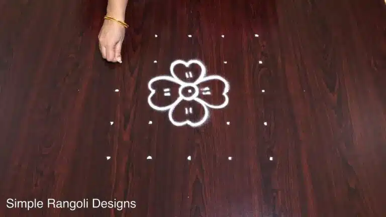 new flower kolam