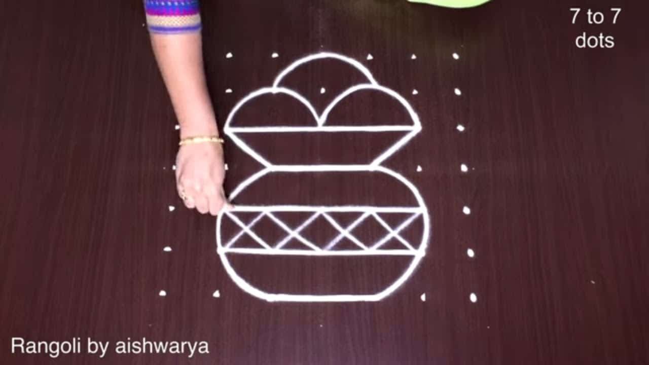 Pot Kolams for Pongal