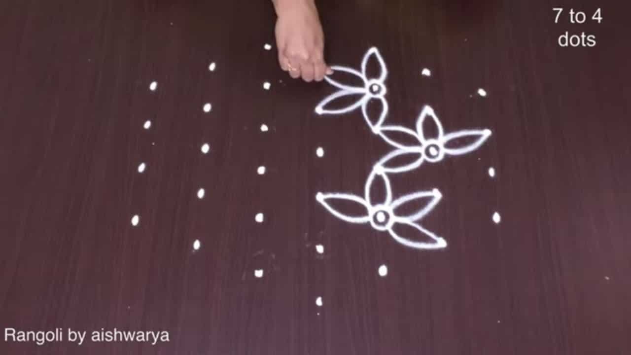 Pretty and Simple Rangoli