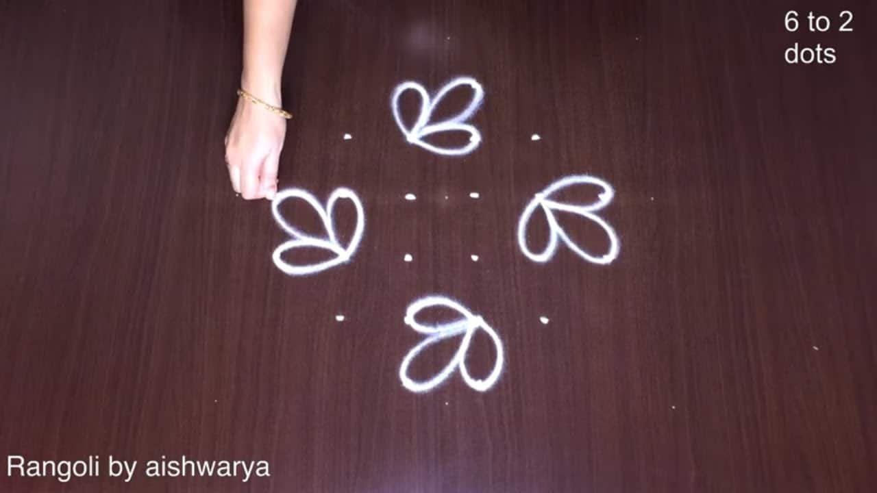 Pretty Flower Drawing Floor 6 2 2 Kolam