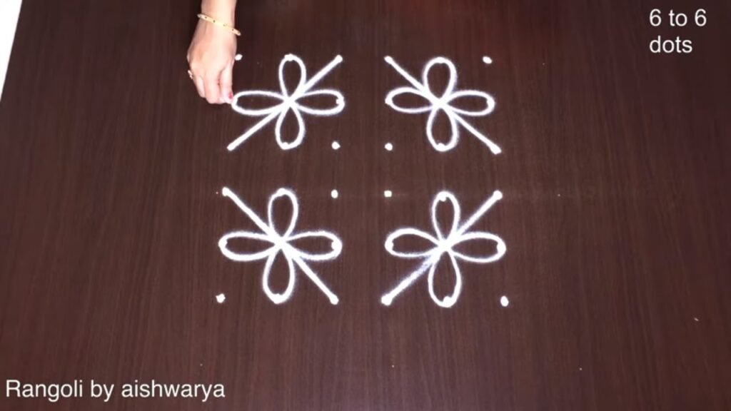 Friday flower kolam