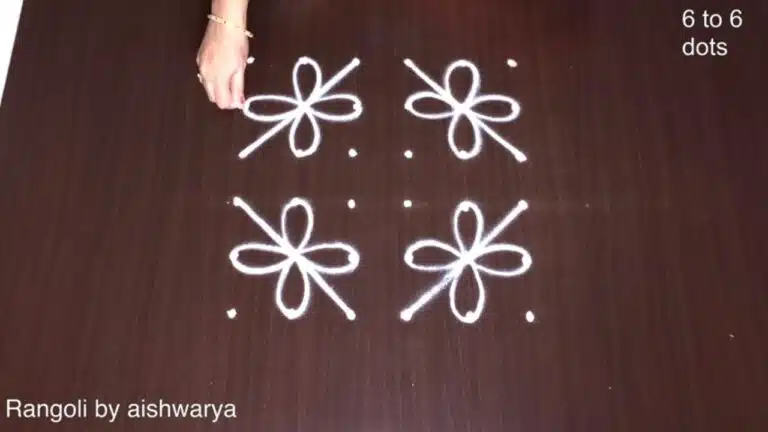 Friday flower kolam