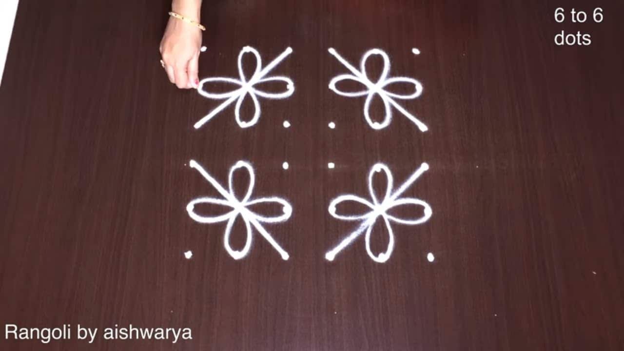 Pretty Friday Flower Stunning Chinna Kolam