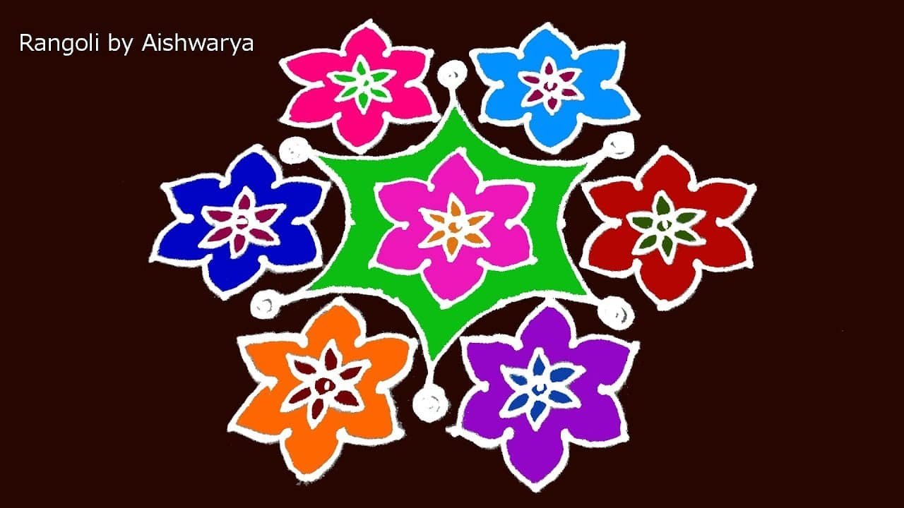 Pretty Rangoli Designs 11-6