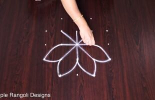 Pulli Kolam Designs With 5 to 3 Dots
