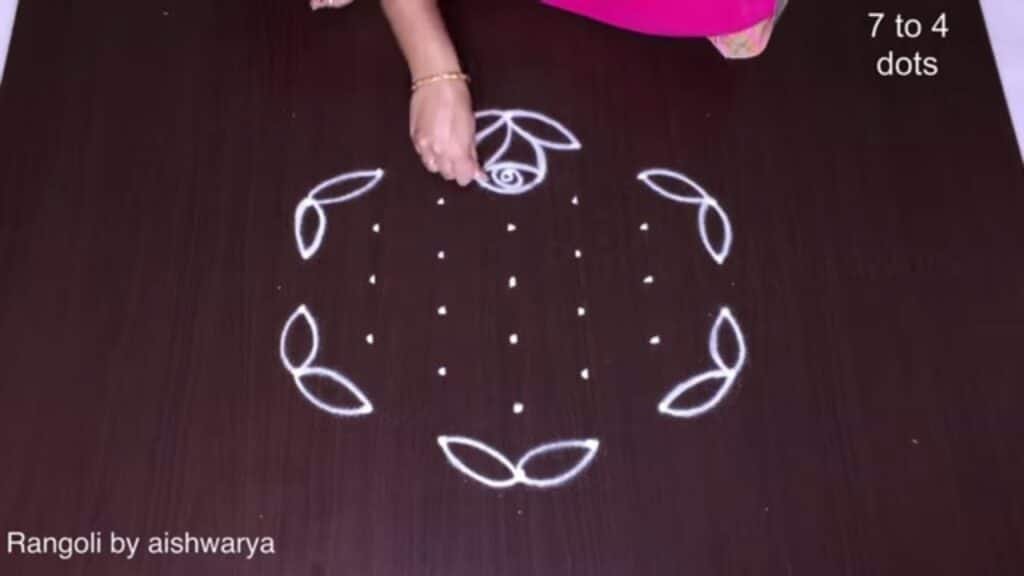 flower muggulu for Sankranthi