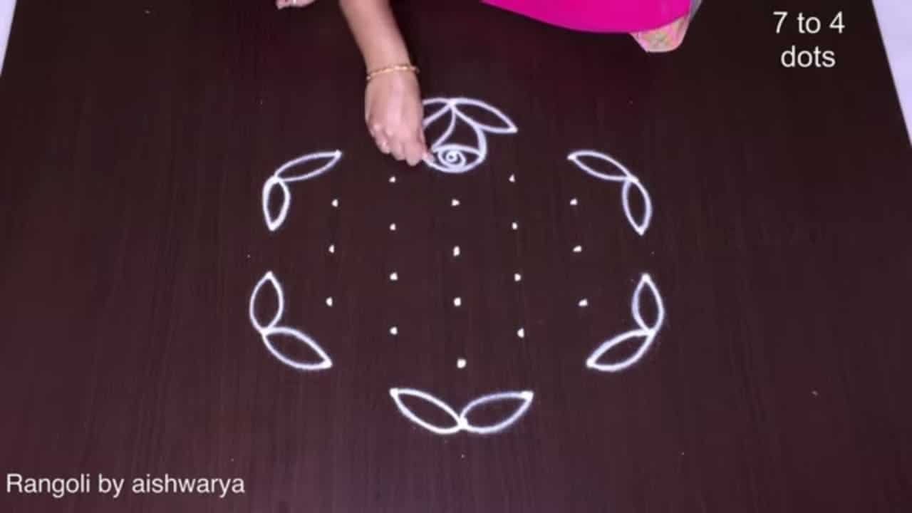 Puvvula Muggulu for Sankranthi