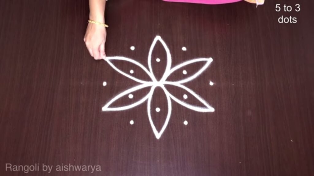 flower kolam