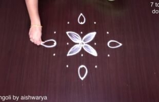 Rangavalli Muggulu With Dots